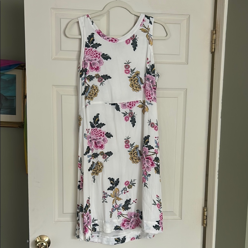 Joules Floral Sleeveless shift Dress